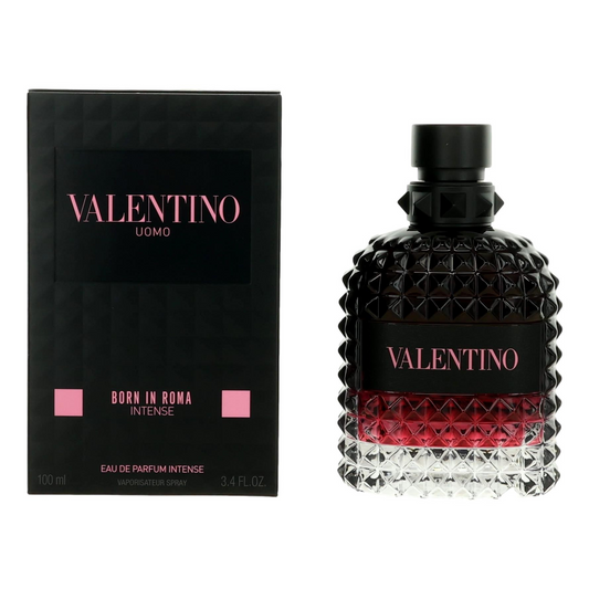 Uomo Born in Roma Intense, Valentino, 3.4oz, Eau de Parfum Intense, Men, Spray